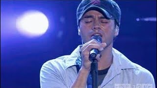 Enrique Iglesias - Somebody's me (LIVE) chords