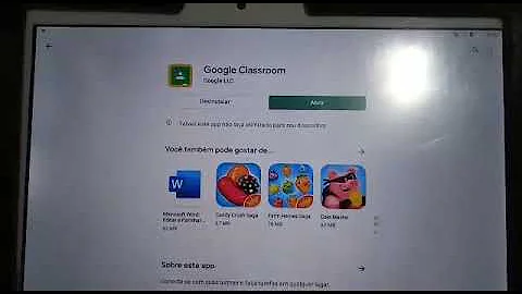 Como usar o Google Classroom no tablet?