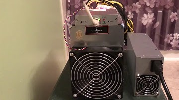 Powering on the Bitmain Antminer A3 - Siacoin Mining Rig
