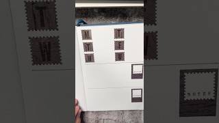 Weekly Bullet Journal layout using texture papers and my stamp punch