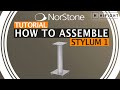 Norstone Stylum 1 - How to assemble speaker stand (English version)