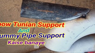 Elbow Tunian Support !! Dummy pipe support kaese banaye #pipe #saporting #learningtechnology