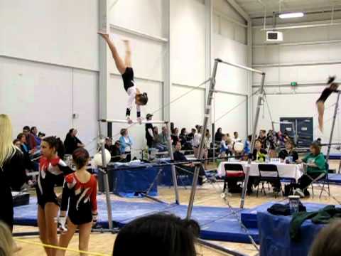 Sarah McKay Level 7 Gymnastics Bar Routine Emerald Team Challenge 3-12-2011 Oregon 9.2