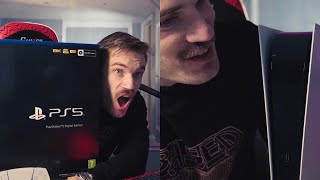 PewDiePie Unboxing PS5