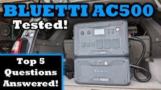 BLUETTI AC500 Put to the test!! EVERYTHING You Need to Know! LiFeP04 Home Backup / OffGrid Solution