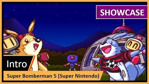 🔥 Super Bomberman 5 - Opening Intro Cutscene 🎬 | SNES Animated Intro