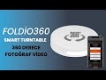 Foldio360 Smart Turntable Akıllı Döner Tabla ile 360 Derece Ürün Fotoğraf ve Video çekimi.