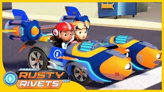 Rusty Races to Deliver Ralph to Liam! +MORE | Rusty Rivets 2H CompilationCartoons for Kids