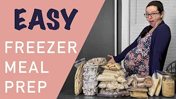 *REALISTIC* Freezer Meals for New Moms || Postpartum prep with me