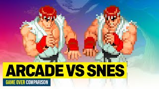 Street Fighter Alpha 2 (Arcade vs SNES) All Game Over Comparison