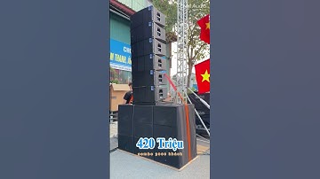 Siêu khủng và hoành tráng với dàn loa 420tr có ngay 12 loa, 6 sub kép, 2 tủ máy #shorts