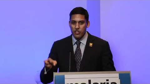 Dr. Rajiv Shah at the 2011 Malaria Champions Breakfast