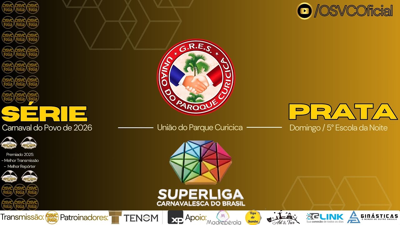 AO VIVO 🔴 Série Prata – 1ª Noite | União do Parque Curicica – 5ª Escola | Carnaval 2026