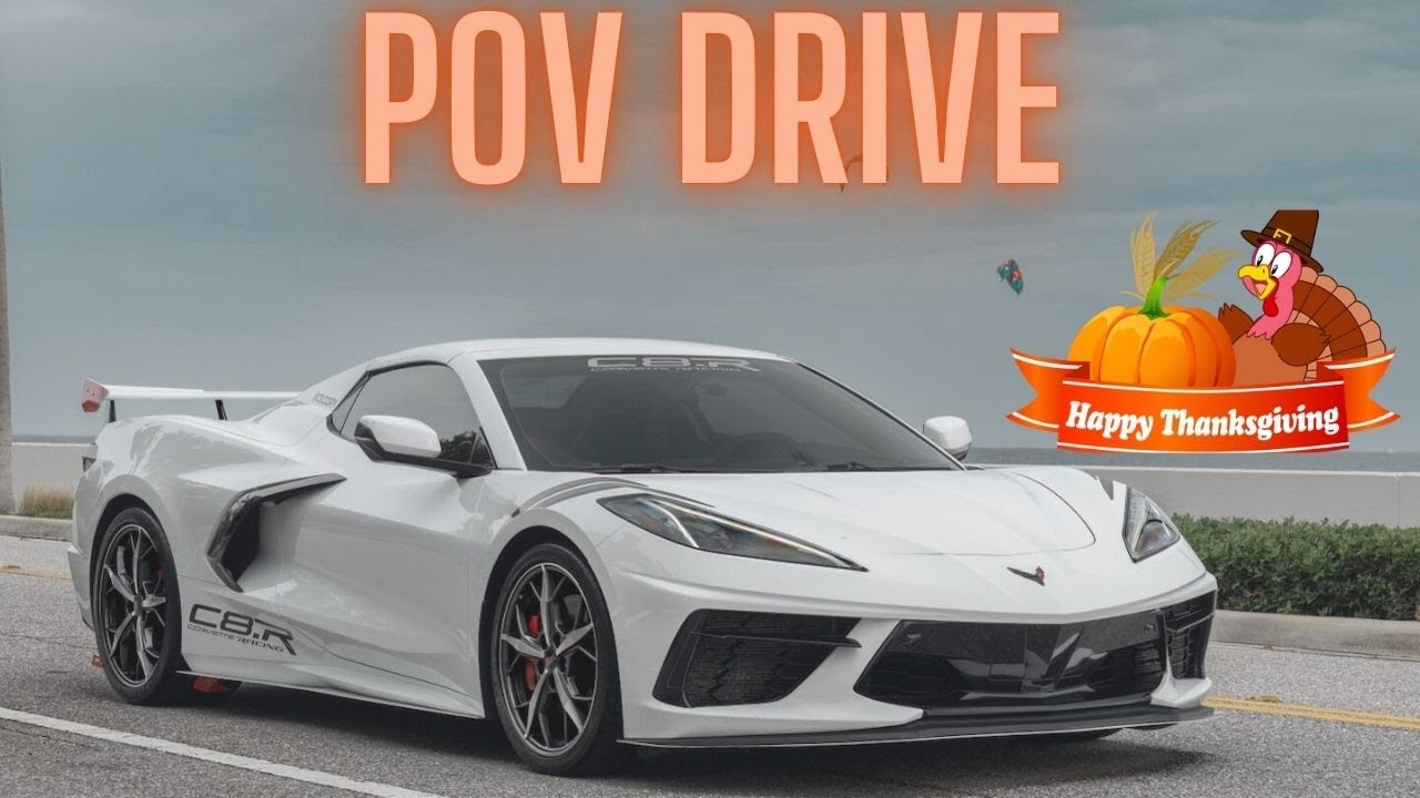 Corvette Drive In Thanksgiving POV Drive In A C8 Corvette! - YouTube