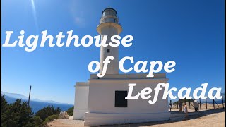 Lighthouse of Cape Lefkada Greece/Маяк Дукато на мысе Лефкада Греция/Cinematic fpv drone