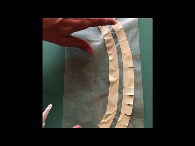 Making silicone tape for the Greenstyle No Show Thong 