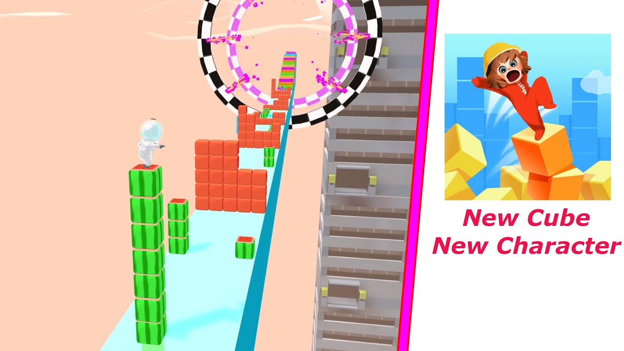 Cube Surfer - New Cube, Character - Gameplay Walkthrough - Level 723 to 725