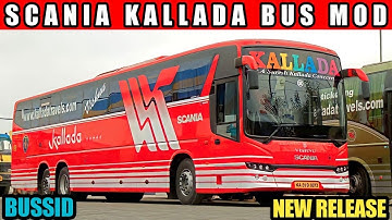 SCANIA KALLADA BUS MOD || BUSSID V3.7.1 || Bus Simulator Indonesia Vricky Gaming