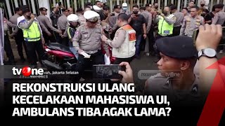 9 Adegan Rekonstruksi Ulang Kecelakaan Mahasiswa UI | Fakta tvOne