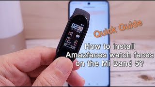 Quick Guide: How to install Amazfaces watch faces on the Mi Band 5? screenshot 4