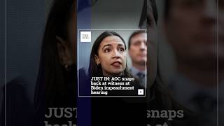 JUST IN: AOC Snaps Back At Witness At Biden Impeachment Hearing