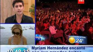 Prensa Tv Chilena : Presentacion de Myriam Hernandez - Festival Verano Iquique 2012