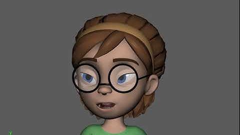 3D animation Expression test