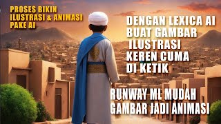 Cara membuat Gambar ilustrasi dan Animasi kisah Sahabat Nabi Mengunakan AI | daily kerja