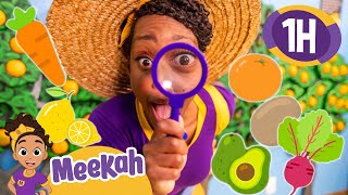 how to farm fruit and vegetables with meekah blippi and meekah educational kids tv