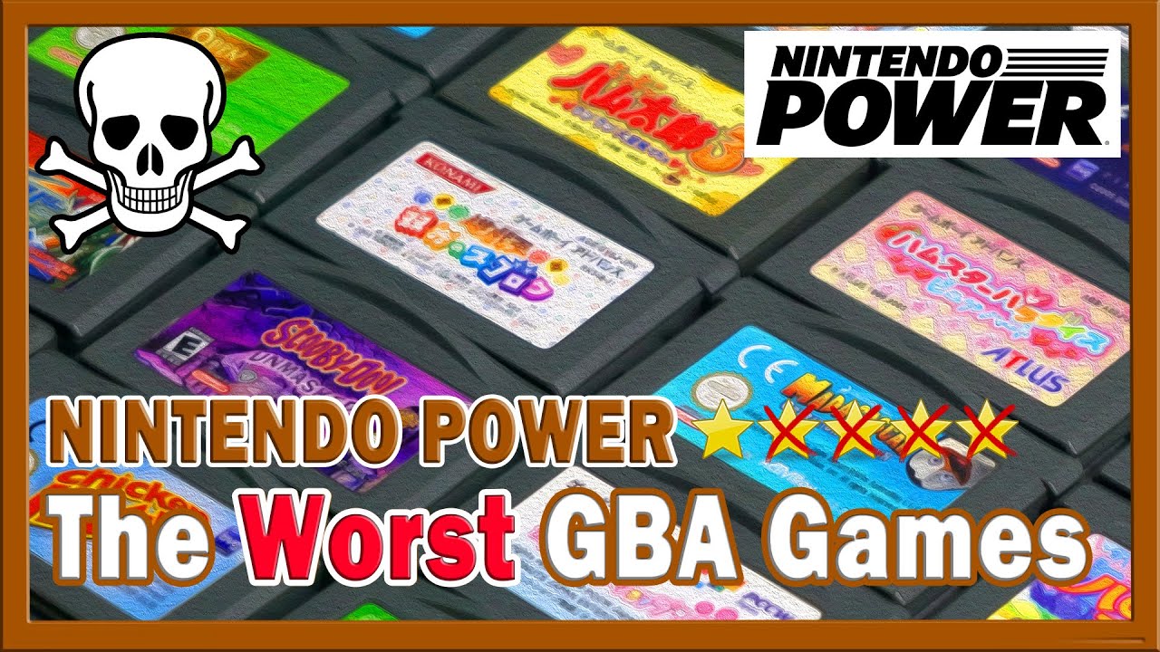 The Worst GBA Games YouTube The Worst GBA Games YouTube