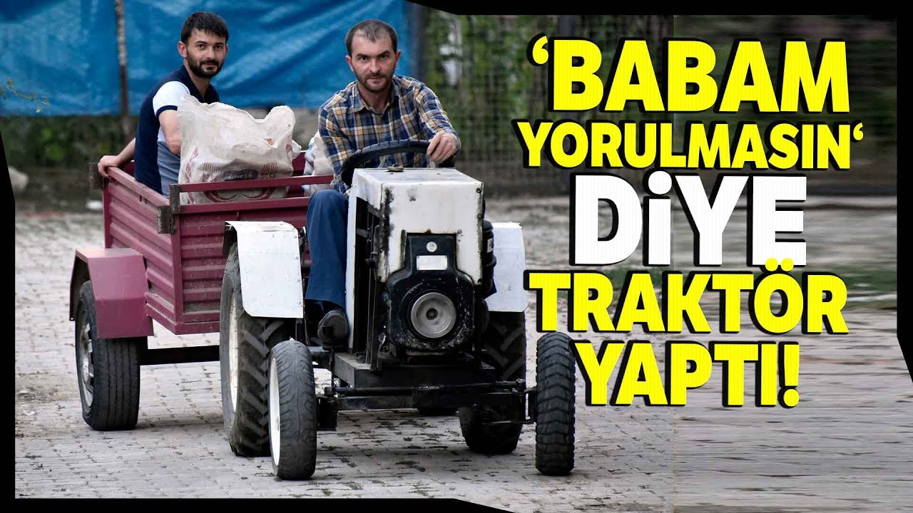 Genç İmam, Sosyal Medyadaki Videoları İzleyerek Traktör Yaptı