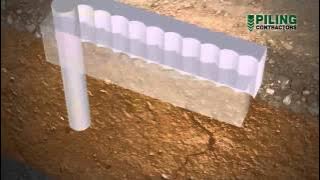 Secant Pile Wall Construction Methodology
