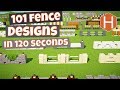 101 Fence Designs in 260 Seconds Minecraft