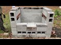 Built My Own Backyard Concrete Block BBQ Grill