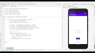 how to add two numbers using android kotlin in android studio