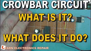 All You Need To KNOW About CROWBAR Circuits To FIX Stuff! How crowbar circuit works tutorial