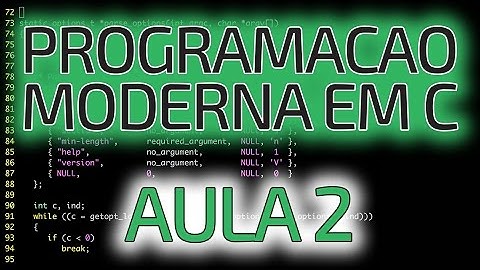 Programação moderna em C - Aula 2: Variáveis booleanas e do tipo char