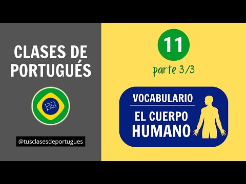 Clases de Portugués - Case 11.3 - Vocabulario: Partes del Cuerpo - NIVEL BASICO A2