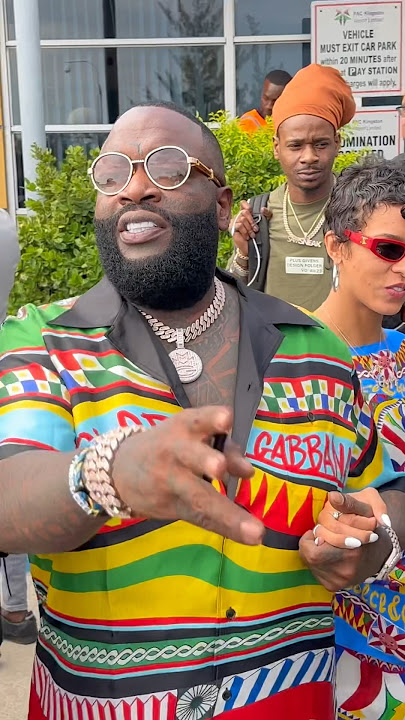 Rick Ross with new girlfriend in Jamaica 🇯🇲