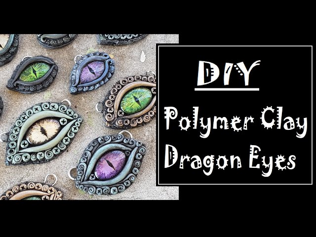 How to Polyclay Dragon Eye 