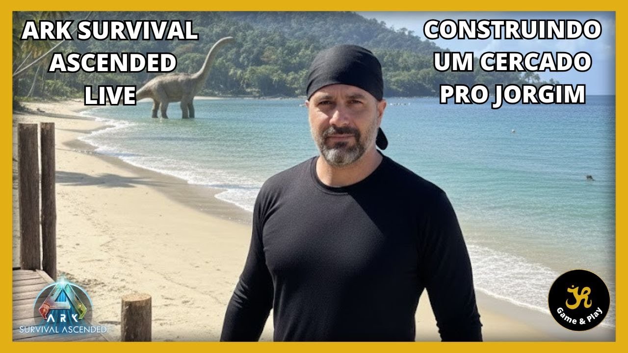 ARK SURVIVAL ASCENDED - Construindo um CERCADO pro Jorim! #arksurvivalascended