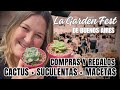 SUCULENTAS Y MACETAS: lo que compré en la feria y algunos regalitos #GARDENFEST