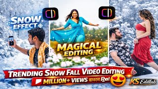 Snowfall Instagram Reels | Real To Snow Video Editing In 5 Seconds