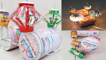 DIY || Làm Đèn Trung Thu Từ Vỏ Lon Nước Ngọt Và Vỏ Lon Sữa