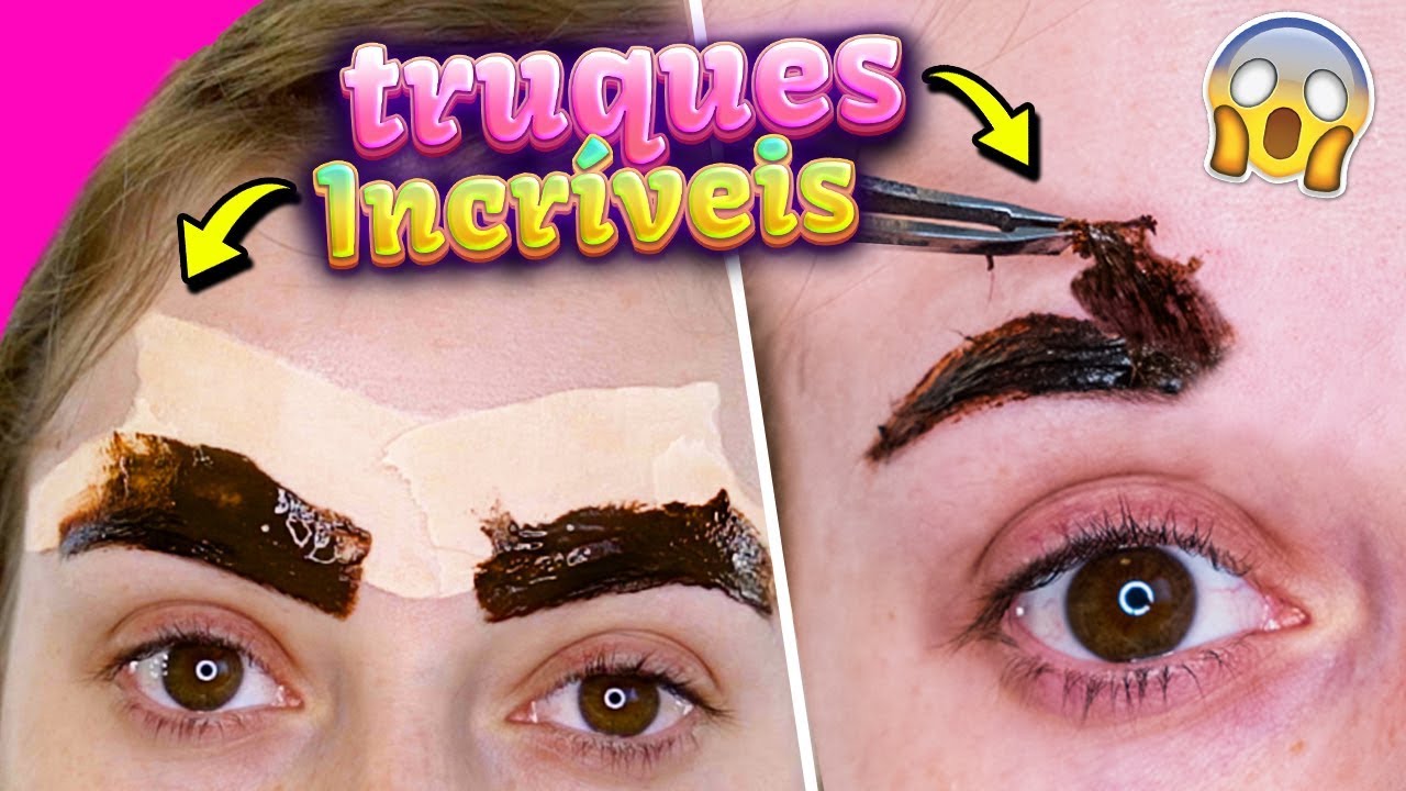 TRUQUES DA SOBRANCELHA PERFEITA EM CASA | Amanda Domenico