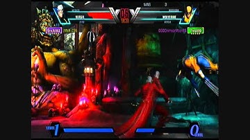 Ultimate Marvel vs Capcom 3 PS3 Ranked Match 18 - Rusty and revenge match