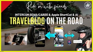 Document motorcycle trips with Apple App Shortcuts and AI | Apple & Intercom SENA or CARDO screenshot 5