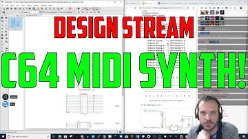 Commodore 64 midi synth design