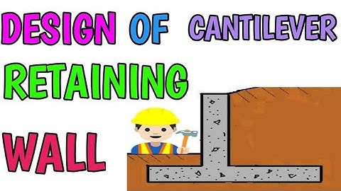Design of Cantilever Retaining Wall | Why Shear key is provided |