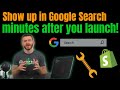 How To Set Up Google Search Console For Shopify | Show Up In Google Search Results On Launch Day